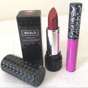 Kat Von D Studd Kiss Lipstick&Liquid lipstick NEW